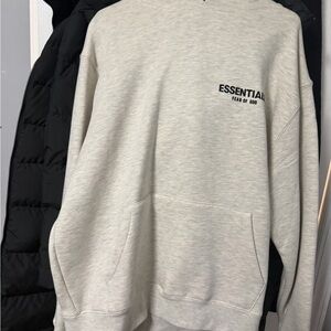 Fear of God Essentials Light Gray Tee